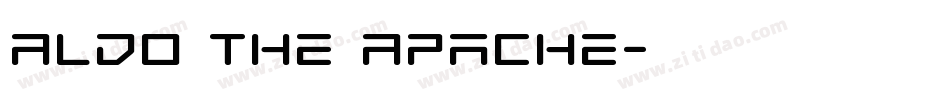 Aldo the Apache字体转换